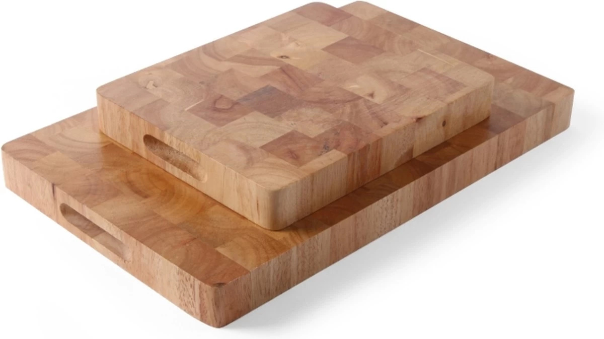 Hendi Snijplank Hout - Rubberwood - 53x32,5x(H)4,5cm 3 Hendi Snijplank Hout - Rubberwood - 53x32,5x(H)4,5cm