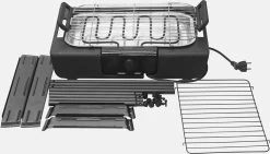 Royalty Line Elektrische Barbecue - Indoor En Outdoor BBQ - Tafelgrill - Elektrische Grill - Grill Oppervlak 40x24 Cm - 2000W - Met Stand - Zwart -Keukenbarbecue 1200x686 1