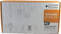 Kookgerei Set - Zwart - 42-delig - Keukengerei 24 Kookgerei Set - Zwart - 42-delig - Keukengerei -Keukenbarbecue 1200x687
