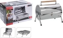 BBQ Collection Houtskoolbarbecue - Cilinder - Chroom -Keukenbarbecue 1200x719 4
