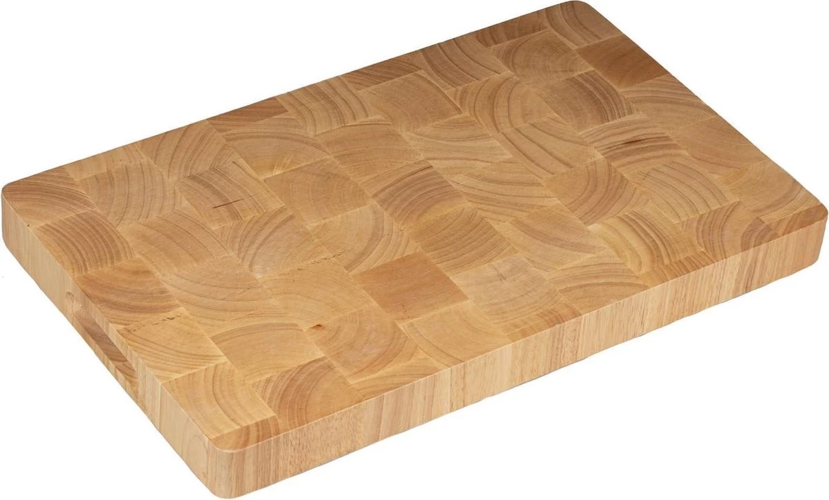 Hendi Snijplank Hout - Rubberwood - 53x32,5x(H)4,5cm 4 Hendi Snijplank Hout - Rubberwood - 53x32,5x(H)4,5cm - Afbeelding 2
