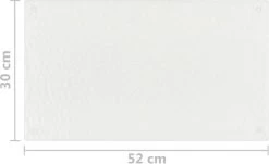 VidaXL Snijplanken 2 St Met Transparant Bubbelpatroon Gehard Glas -Keukenbarbecue 1200x733 3