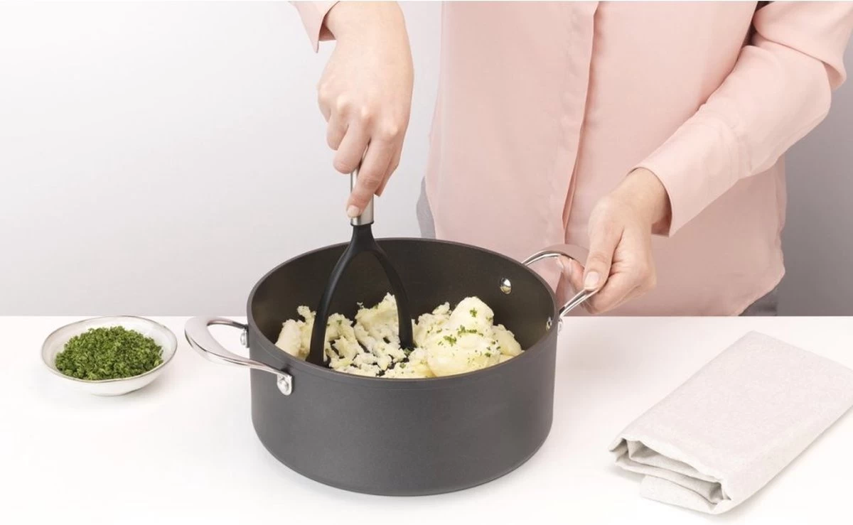 Brabantia Profile Pureestamper - Anti-aanbak - RVS 4 Brabantia Profile Pureestamper - Anti-aanbak - RVS - Afbeelding 2