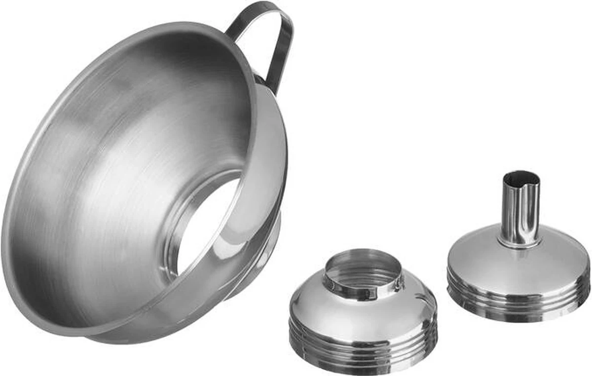 Westfalia Universele RVS Trechter - 3in1 - Ø14,3 X 7 Cm 3 Westfalia Universele RVS Trechter - 3in1 - Ø14,3 X 7 Cm