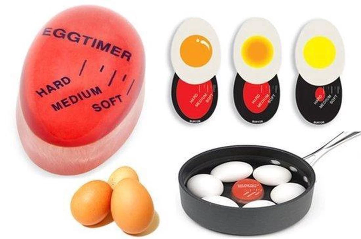 Merkloos Kleur Veranderende Ei Wekker - Kookwekker 8 Merkloos Kleur Veranderende Ei Wekker - Kookwekker - Afbeelding 6