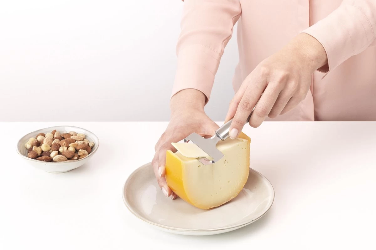 Brabantia Profile Kaasschaaf Voor Jonge Kaas - RVS 4 Brabantia Profile Kaasschaaf Voor Jonge Kaas - RVS - Afbeelding 2