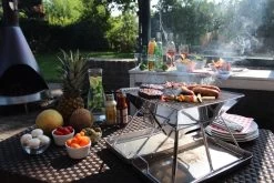 United Entertainment - Opvouwbare Houtskoolbarbecue - RVS - Met Koffer En Draagtas -Keukenbarbecue 1200x800 55