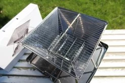 United Entertainment - Opvouwbare Houtskoolbarbecue - RVS - Met Koffer En Draagtas -Keukenbarbecue 1200x800 60