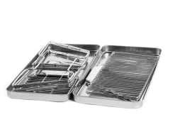 United Entertainment - Opvouwbare Houtskoolbarbecue - RVS - Met Koffer En Draagtas -Keukenbarbecue 1200x804