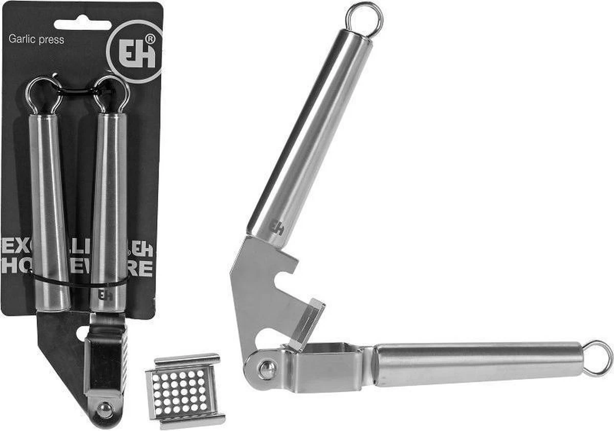 Curver Knoflookpers Rosina - 9 X 3 X 23,7 Cm - Zilver 3 Curver Knoflookpers Rosina - 9 X 3 X 23,7 Cm - Zilver