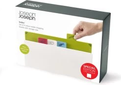 Snijplanken Set Met Houder, Wit, Set Van 4 Stuks - Joseph Joseph | Index Regular -Keukenbarbecue 1200x845 2