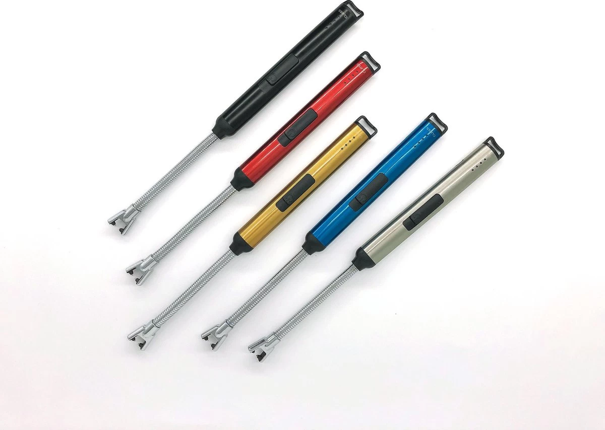 Elektrische Aansteker – USB Oplaadbaar - Blauw – Fornuis – BBQ – Openhaard – Lange Flexibele Aansteker 6 Elektrische Aansteker – USB Oplaadbaar - Blauw – Fornuis – BBQ – Openhaard – Lange Flexibele Aansteker - Afbeelding 4