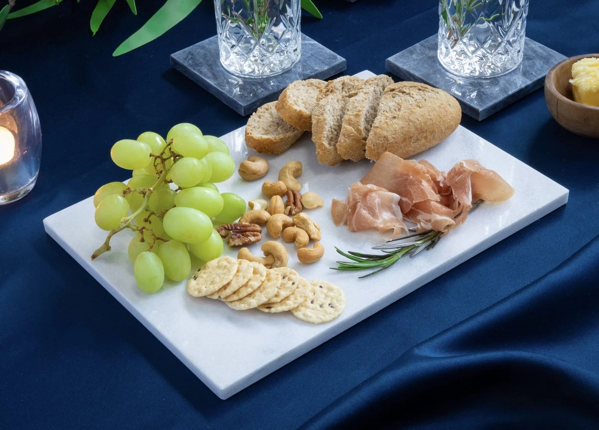 Jay Hill Snijplank / Serveerplank / Borrelplank Marmer - Grijs - 29 X 21 Cm 7 Jay Hill Snijplank / Serveerplank / Borrelplank Marmer - Grijs - 29 X 21 Cm - Afbeelding 5