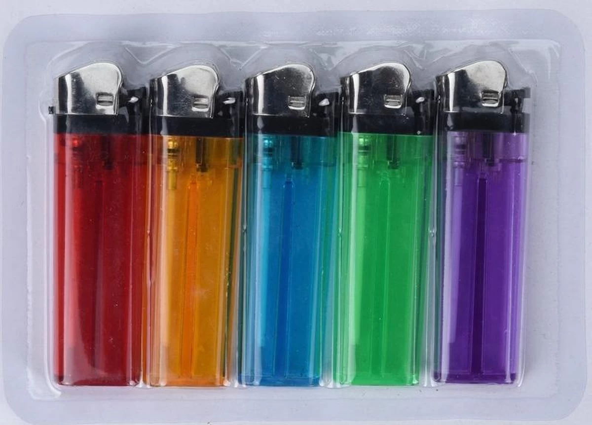 Merkloos 5x Gekleurde Aanstekers 9 Cm - Sigaretten Aanstekers 5 Stuks - Wegwerp Aanstekers 3 Merkloos 5x Gekleurde Aanstekers 9 Cm - Sigaretten Aanstekers 5 Stuks - Wegwerp Aanstekers