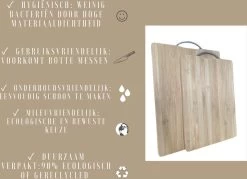 Snijplanken Hout - Bamboe - Set Duurzaam - Serveerplank - Snijplank - 38x28cm & 33x23,5cm - Keuken -Keukenbarbecue 1200x869 3