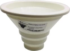 Merkloos Keuken Trechter 150/55 Inclusief 3 Confituur Recepten - Vultrechter- Keukentrechter - Pottentrechter