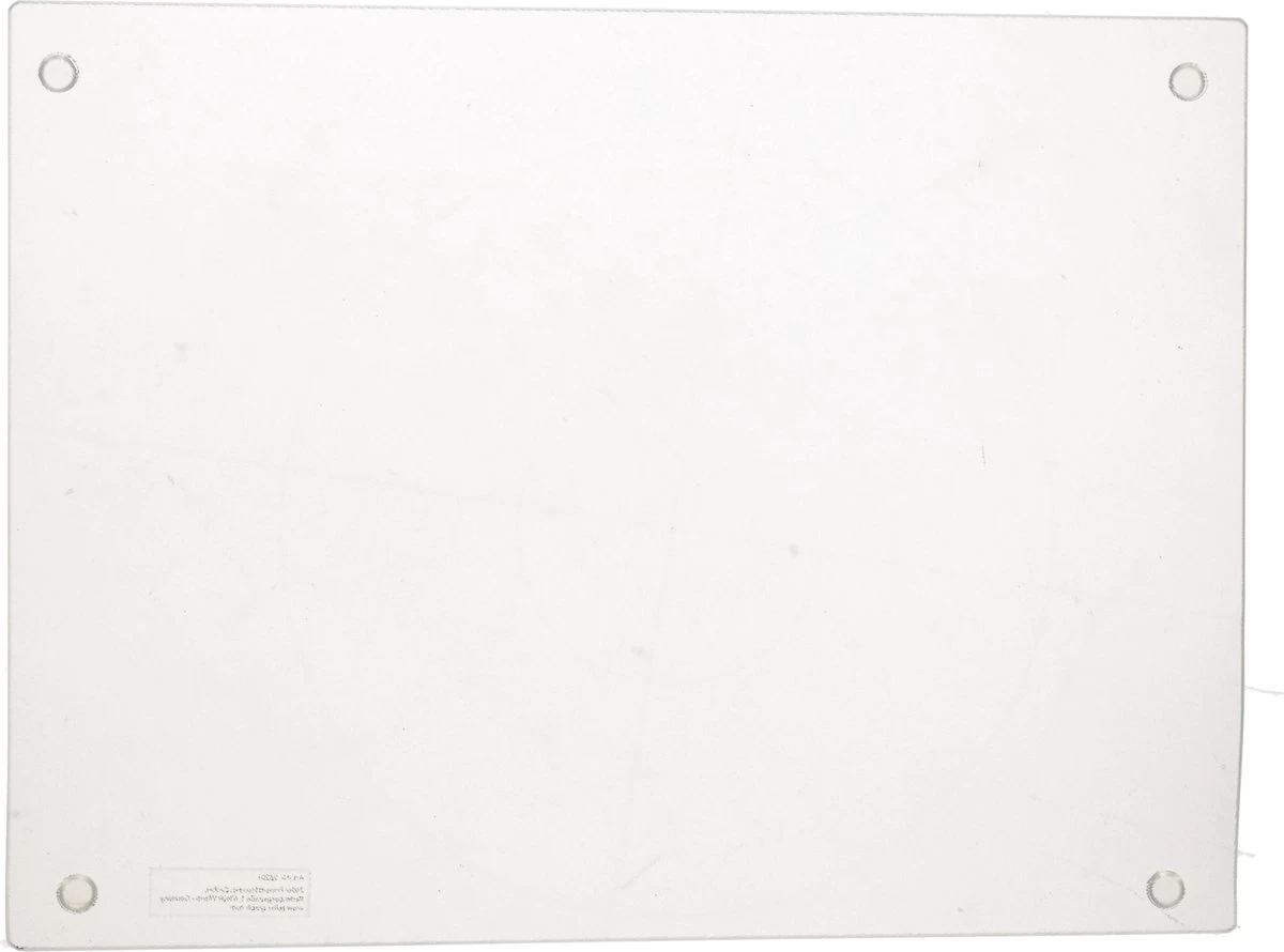 Glazen Snijplank Met Siliconen Voetjes 30 X 40 Cm - Snijplanken/serveerplanken Van Glas 4 Glazen Snijplank Met Siliconen Voetjes 30 X 40 Cm - Snijplanken/serveerplanken Van Glas - Afbeelding 2