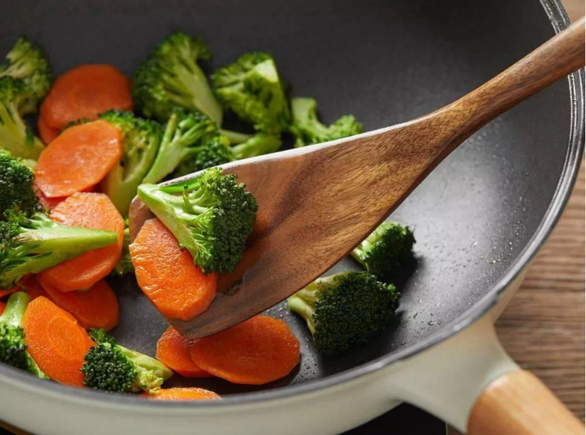 Merkloos Keukenspatels En -lepels Set - 7 Stuks - Teakhout - Handwerk, Krasbestendig, Duurzaam 8 Merkloos Keukenspatels En -lepels Set - 7 Stuks - Teakhout - Handwerk, Krasbestendig, Duurzaam - Afbeelding 6