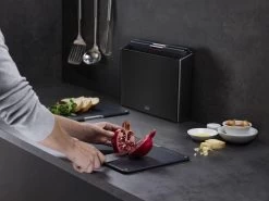 Joseph Joseph JosephJoseph - Folio - Steel - Snijplank - In Houder - Groot - Set Van 5 Stuks - Zwart -Keukenbarbecue 1200x899 19