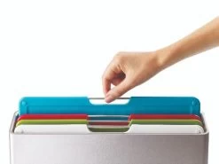 Joseph Joseph JosephJoseph - Folio - Snijplank - In Houder - Medium - Set Van 5 Stuks - Zilver -Keukenbarbecue 1200x899 30