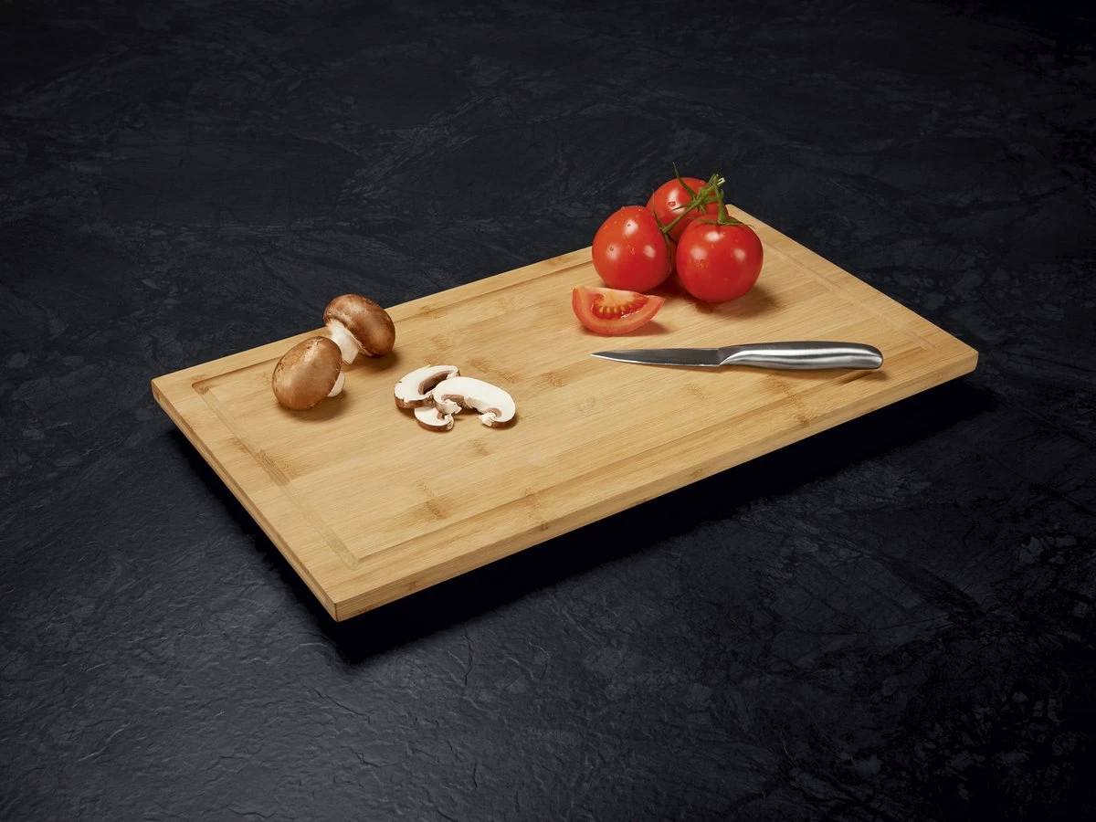 Set Snijplanken Masterchef - 3 Delig + 3 Delig Messenset - Bamboo Luxe Design - Duurzaam Hout - Keuken - Wonen - Cadeau Chef - Kook Gadget - Paas Cadeau 4 Set Snijplanken Masterchef - 3 Delig + 3 Delig Messenset - Bamboo Luxe Design - Duurzaam Hout - Keuken - Wonen - Cadeau Chef - Kook Gadget - Paas Cadeau - Afbeelding 2