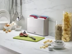 Joseph Joseph JosephJoseph - Folio - Snijplank - In Houder - Medium - Set Van 5 Stuks - Zilver -Keukenbarbecue 1200x900 66