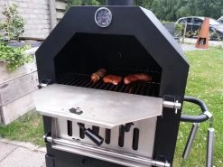 Merkloos MaxxGarden Pizza Oven - Smoker Barbecue Houtskool 45 X 65 X 158cm -Keukenbarbecue 1200x900 9