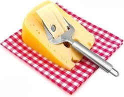 RVS Zilver Kaasschaaf - Multifunctioneel - Voor Jonge Kaas- Cheese Slicer- Met Ophangoog- -Keukenbarbecue 1200x942 2
