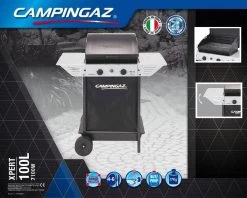 Campingaz Xpert 100 L Gasbarbecue - BBQ - 2-Branders - Grijs/zwart 8 Campingaz Xpert 100 L Gasbarbecue - BBQ - 2-Branders - Grijs/zwart -Keukenbarbecue 1200x960 3