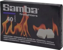 Samba Aanmaakblokjes Wit - 40 Stuks -Keukenbarbecue 1200x963