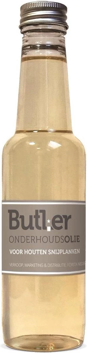 BUTLER - Onderhoudsartikelen - Olie Voor Houten Snijplanken 0,25l 3 BUTLER - Onderhoudsartikelen - Olie Voor Houten Snijplanken 0,25l