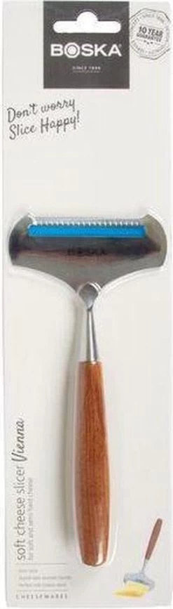 Boska Kaasschaaf Zacht Vienna - Kaasschaaf Jonge Kaas - Kaasschaaf Zachte Kaas - Kaasschaaf Houten Handvat - RVS - Kaasschaaf Die Niet Plakt - Keukengerei - Keuken Accessoires - - 10 Jaar Garantie -Keukenbarbecue 342x1200