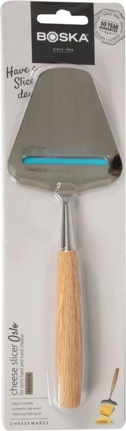 Boska Kaasschaaf Oslo - Kaaschaaf Harde Kaas - Kaasschaaf Voor Oude Kaas - Kaasschaaf Houten Handvat - RVS - Keukengerei - Keuken Accessoires - 10 Jaar Garantie -Keukenbarbecue 351x1200 2