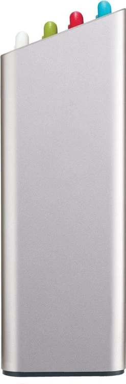 Joseph Joseph JosephJoseph - Folio - Snijplank - In Houder - Medium - Set Van 5 Stuks - Zilver -Keukenbarbecue 394x1200