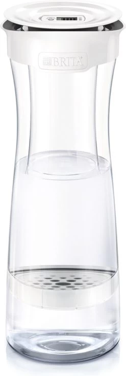 BRITA - Fill&Serve Waterfilterkaraf - 1,3L - Wit Grafiet - Inclusief 1 MicroDisc Waterfilter