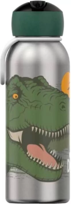 Mepal – Isoleerfles Flip-up Campus – Dino – Waterfles Met Rietje – Houdt Je Drankje Tot 9 Uur Warm En 12 Uur Koud – Drinkfles Voor Kinderen – Thermosfles -Keukenbarbecue 421x1200
