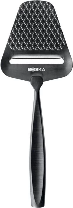 Boska Kaasschaaf Monaco+ Dark - Design Kaasschaaf - Kaasschaaf Voor Harde Kaas - Kaasschaaf Donker - RVS - Vaatwasserbestendige Kaasschaaf - Cadeautip - Keukengerei - Keuken Accessoires - 10 Jaar Garantie