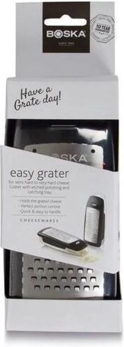 Boska Easy Grater - Tafelrasp - RVS - Zwart - Met Opvangbakje -Keukenbarbecue 430x1200 1