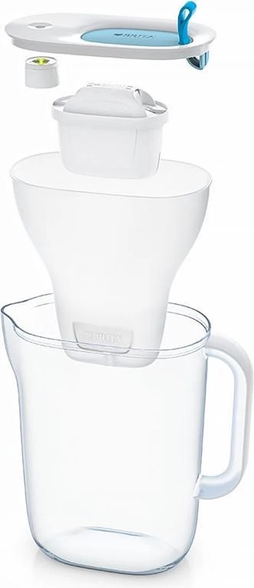 BRITA - Waterfilterkan Style Cool - Blauw - 2,4L + 3 MAXTRA+ Waterfilterpatronen 11 BRITA - Waterfilterkan Style Cool - Blauw - 2,4L + 3 MAXTRA+ Waterfilterpatronen - Afbeelding 9