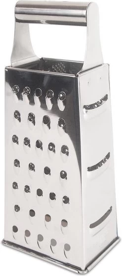 Blokrasp - RVS - Zilver - Kaas Raspen - Groente Raspen - Plakken Snijden - Messen - Blok -Keukenbarbecue 532x1200