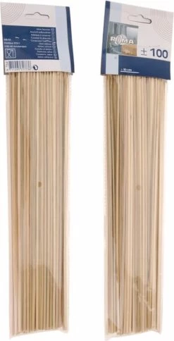 Merkloos Sateprikkers 100 Stuks 25 Cm