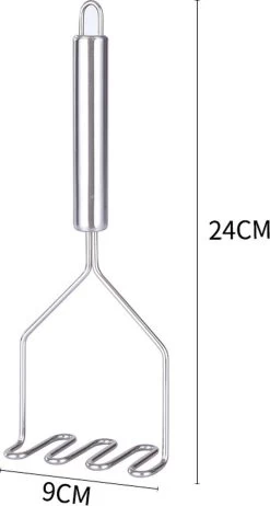 YUGN Pureestamper Aardappelstamper Stamper - Pureerder Stampotstamper - RVS - Cadeau Tip 25 YUGN Pureestamper Aardappelstamper Stamper - Pureerder Stampotstamper - RVS - Cadeau Tip -Keukenbarbecue 641x1200 1