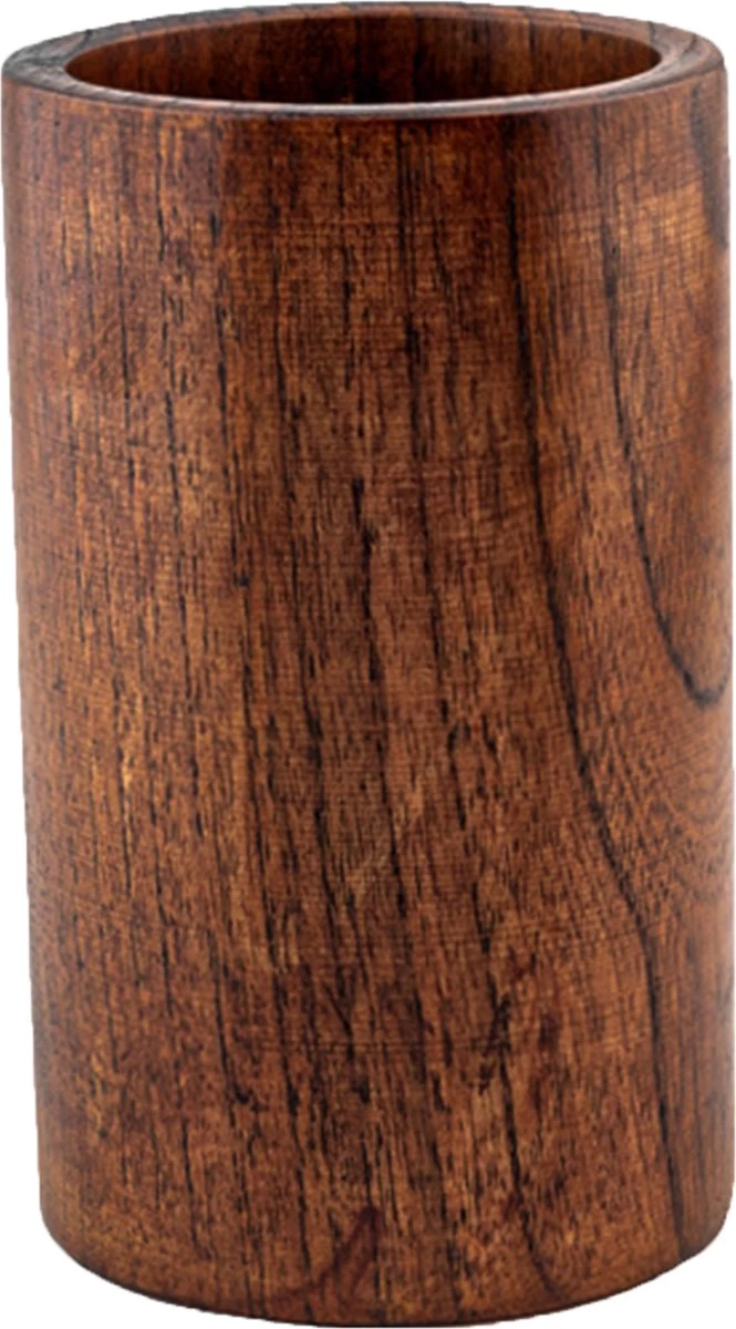 Luverno® - Keukengerei Set - 6 Delig - Teakhout - Keukenset - Keukengerei - Keukengerei Set Met Houder - Keukengerei Houder - Spatelpot - Bruin 5 Luverno® - Keukengerei Set - 6 Delig - Teakhout - Keukenset - Keukengerei - Keukengerei Set Met Houder - Keukengerei Houder - Spatelpot - Bruin - Afbeelding 3