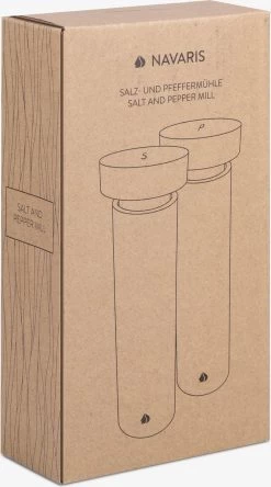 Navaris Zout En Pepermolen Set - Handmatige Molen Met Instelbaar Keramisch Maalwerk - Navulbaar En Duurzaam - Gemaakt Van Acaciahout 13 Navaris Zout En Pepermolen Set - Handmatige Molen Met Instelbaar Keramisch Maalwerk - Navulbaar En Duurzaam - Gemaakt Van Acaciahout -Keukenbarbecue 667x1200