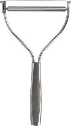 Boska Kaasschaaf Met Snijdraad Monaco+ - Kaasschaaf Voor Jonge Kaas - Kaaschaaf Voor Korstloze Zachte En Jonge Kaas - Draadsnijder - RVS - Keukengerei - Keuken Accessoires - 10 Jaar Garantie