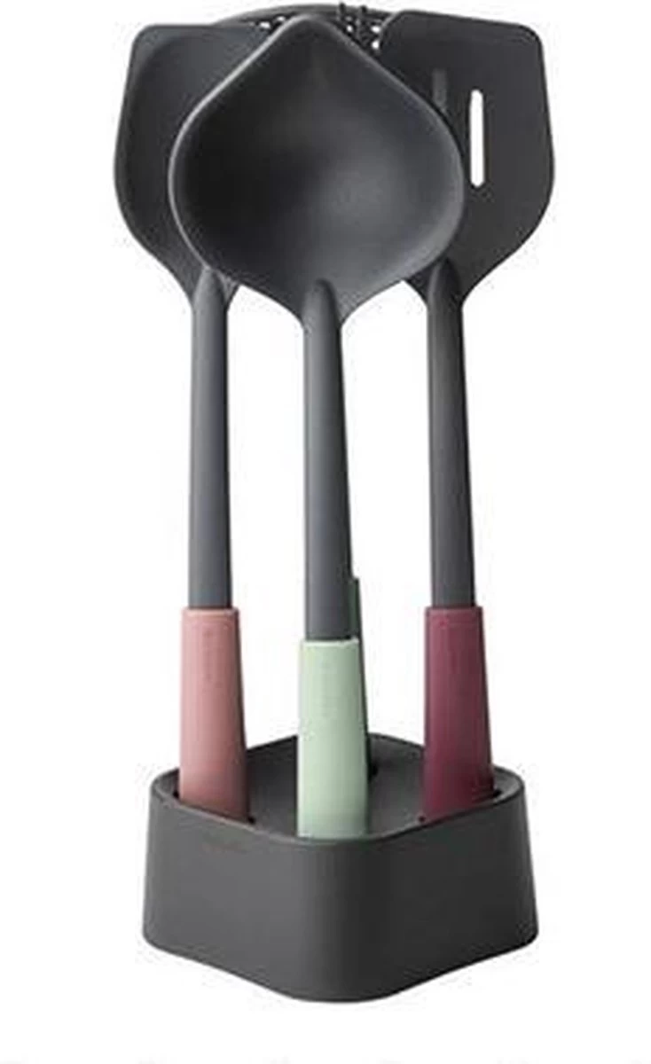 Brabantia Tasty+ Kookgerei Set - 4-delig Plus Houder - Mixed Colours 13 Brabantia Tasty+ Kookgerei Set - 4-delig Plus Houder - Mixed Colours - Afbeelding 11