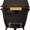 Patton Kamado Grill 13" - Keramisch - Kookoppervlak Ø 28 - Mat Zwart -Keukenbarbecue 736x1200