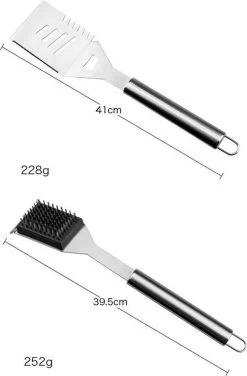 Sens Design BBQ Accesoires - 18 Delig - BBQ Gereedschapset Koffer -Keukenbarbecue 788x1200 1