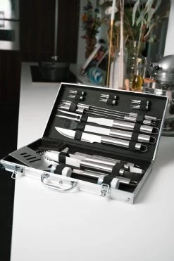 Sens Design BBQ Accesoires - 18 Delig - BBQ Gereedschapset Koffer -Keukenbarbecue 800x1200 17