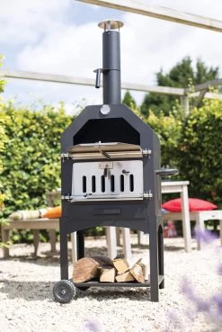 Merkloos MaxxGarden Pizza Oven - Smoker Barbecue Houtskool 45 X 65 X 158cm -Keukenbarbecue 804x1200 1